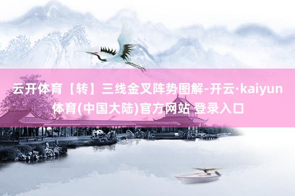 云开体育【转】三线金叉阵势图解-开云·kaiyun体育(中国大陆)官方网站 登录入口